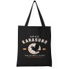 Trend Creators Karasuno Team Volleyball Club Haikyu Sac fourre-tout en toile noir