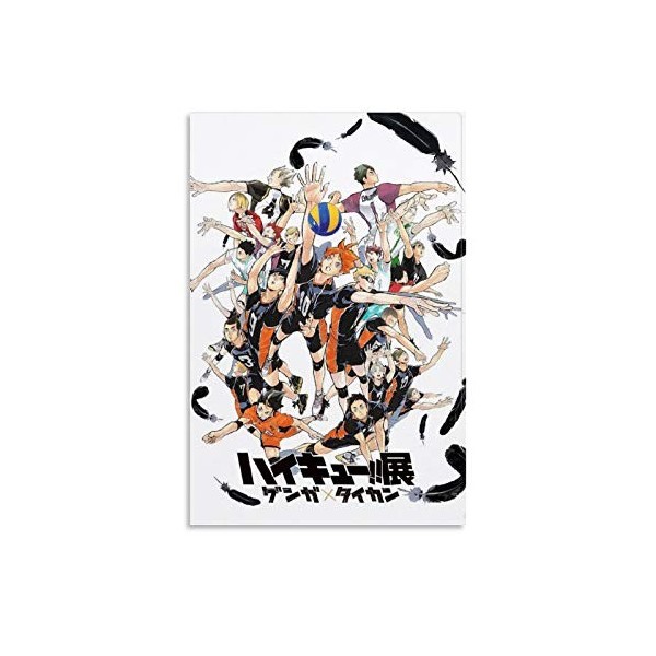 LIANGBO Tomi Gakuen Haikyu Impression sur toile pour chambre familiale moderne 30 x 45 cm