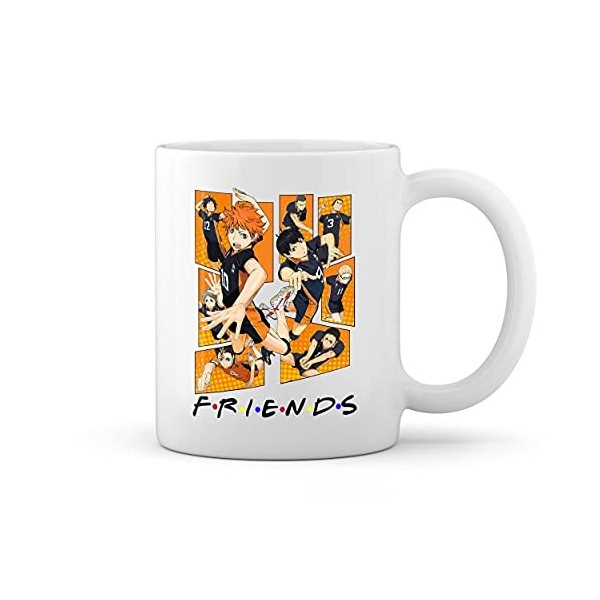 Karasuno High School Friends Inspires Team Haikyu Tasse blanche Café Mug