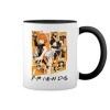 Karasuno High School Friends Inspires Team Haikyu Blanc tasse de café avec jante noire et poignée Mug