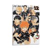 GNKIO Haikyu Anime Volume 12 Poster sur toile pour décoration murale Motif famille moderne 20 x 30 cm