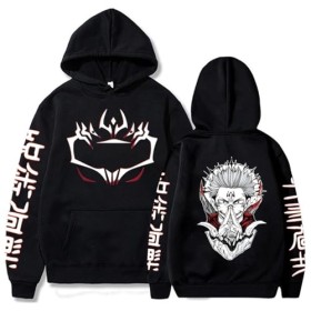 Jujutsu Kaisen Sweats À Capuche Japonais Décontractés Hauts Unisexe Kawaii Pull Harajuku Style Hip Hop Manteaux S,Color 01 