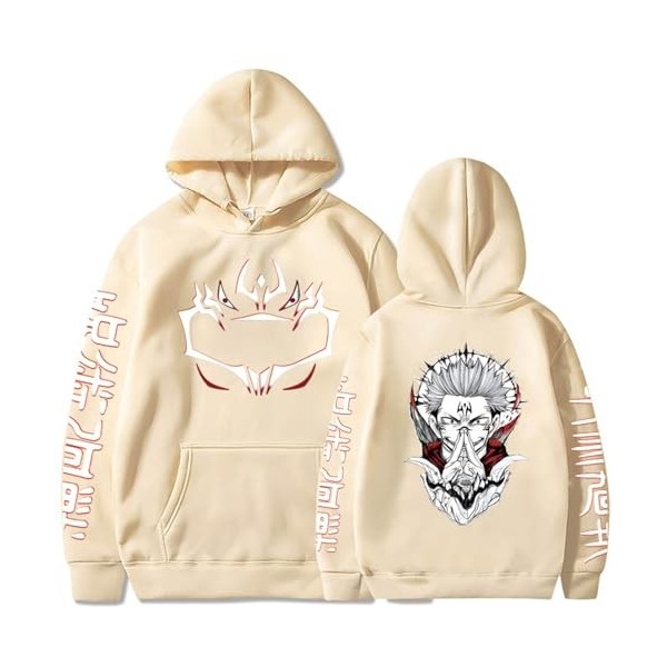 Jujutsu Kaisen Sweats À Capuche Japonais Décontractés Hauts Unisexe Kawaii Pull Harajuku Style Hip Hop Manteaux S,Color 01 