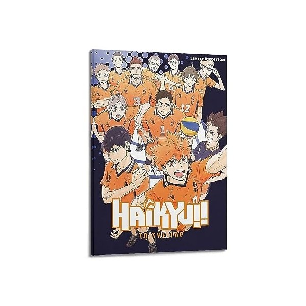 GLUC Haikyu!!Poster classique de film et de télévision pour chambre dadolescent Décoration murale sans cadre 20 x 30 cm