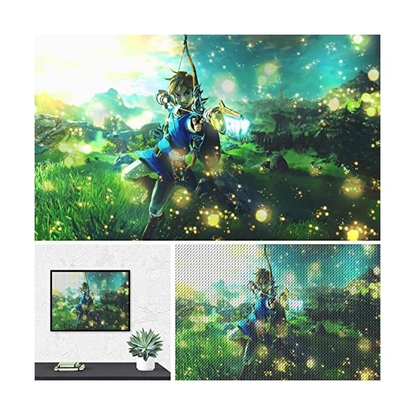 5D DIY Diamant Peinture Kit,Anime Haikyu!!,Diamant Point De Croix, Décoration De La Maison Cadeau round drill -30x40cm