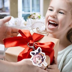 Lot de 8 Volleyball Junior Porte-clés Acrylique Keychains Anime -Haik-yuu- Porte-clés Nouveauté Accessoire double face Hinata