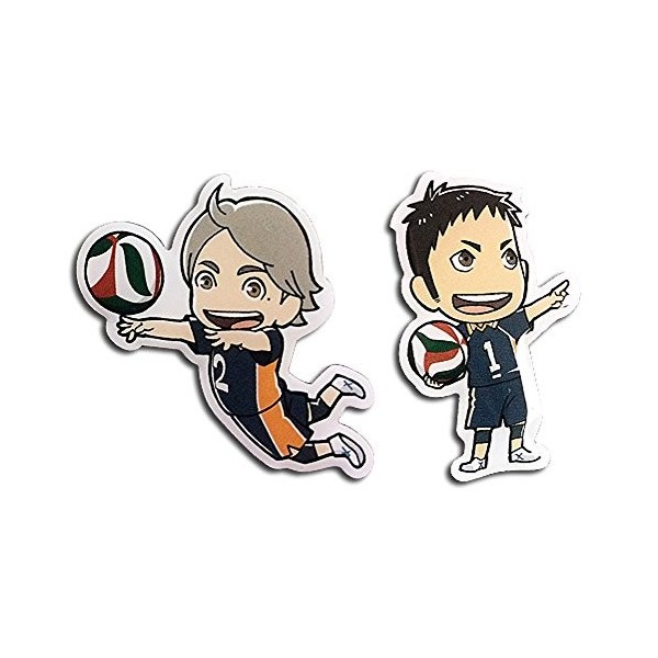 Haikyu! Ge50653 Lot de 2 broches pour daichi et koshi