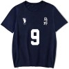 YIMIAO Haikyuu Homme Femme à Manches Courtes Été Unisexe Kageyama T-Shirt Garçon Japanese Anime Vetement de Sport Tshirt L 