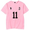 YIMIAO Haikyuu Homme Femme à Manches Courtes Été Unisexe Kageyama T-Shirt Garçon Japanese Anime Vetement de Sport Tshirt L 