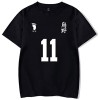 YIMIAO Haikyuu Homme Femme à Manches Courtes Été Unisexe Kageyama T-Shirt Garçon Japanese Anime Vetement de Sport Tshirt L 