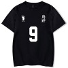 YIMIAO Haikyuu Homme Femme à Manches Courtes Été Unisexe Kageyama T-Shirt Garçon Japanese Anime Vetement de Sport Tshirt L 