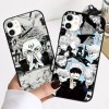 2 Pièces Coque pour Apple iPhone 11 6.1 avec Anime Jujutsu Kaisen Gojo Satoru Itadori Yuji Manga 3D Imprimé Motiv Case Doux