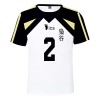 LKY STAR Anime Haikyuu T-Shirt Cosplay Japanese Karasuno High School Manches Courtes Lettre Impression Nouveau Décontracté Co