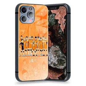 Haikyu Coque de protection en silicone mat pour iPhone XR Motif manga