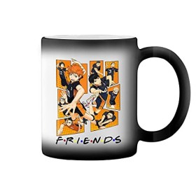 Karasuno High School Friends Inspires Team Haikyu Magie noire tasse à café Mug
