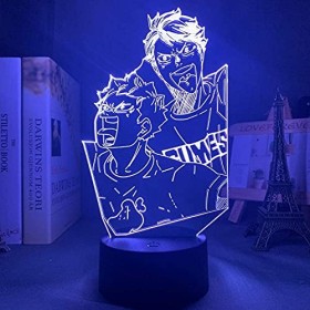 Haikyu 3D veilleuse Illusion lampe Anime veilleuse pour chambre décor veilleuse enfants enfant cadeau danniversaire Manga 3D