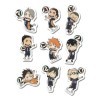 Haikyu S1 Karasuno SD Lot dautocollants découpés