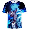 YIMIAO Garçon Homme T-Shirt 3D Imprimé Deku Anime Cool Été My Hero Academia Casual Manches Courtes XXL 