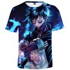 YIMIAO Garçon Homme T-Shirt 3D Imprimé Deku Anime Cool Été My Hero Academia Casual Manches Courtes XXL 
