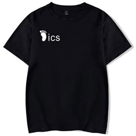 YIMIAO Garçon Fille Kageyama T-Shirts Couleur à Manches Courtes Haikyuu Été Homme Japonais Animé Karasuno Tee Shirt S 