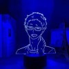 Anime Kei Tsukishima 3D Led veilleuse Illusion décoration lampe pour chambre enfants anniversaire Manga Haikyu Tsukishima 7 c