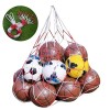 Unomor Filet De Sport en Maille Sac De Sport Transporteur Unique Sac en Filet De Basket-Ball Poche pour Filet De Basket Sac D
