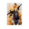 Anime Haikyu - Impression sur toile du dessin animé japonais - Décoration murale moderne pour chambre de famille - 30 x 45 cm