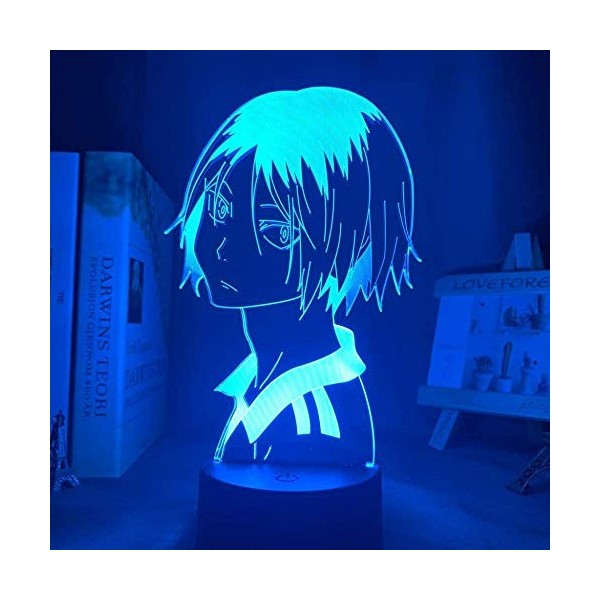 KJsdaADSA Haikyu Led veilleuse Anime Kozume Kenma lampe enfants cadeau danniversaire pour chambre décor Haikyuu Kenma Illusi