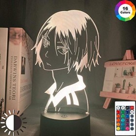 KJsdaADSA Haikyu Led veilleuse Anime Kozume Kenma lampe enfants cadeau danniversaire pour chambre décor Haikyuu Kenma Illusi
