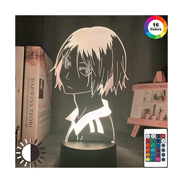 KJsdaADSA Haikyu Led veilleuse Anime Kozume Kenma lampe enfants cadeau danniversaire pour chambre décor Haikyuu Kenma Illusi