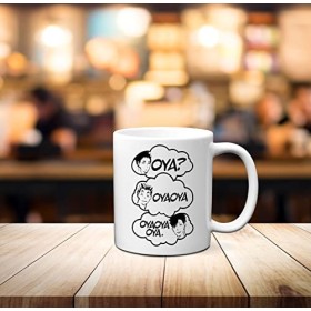 Iwa Chan Haikyu Mug Nekoma Haikyuu Karasuno Oya? Oyaoya Oya Tasse à café blanche