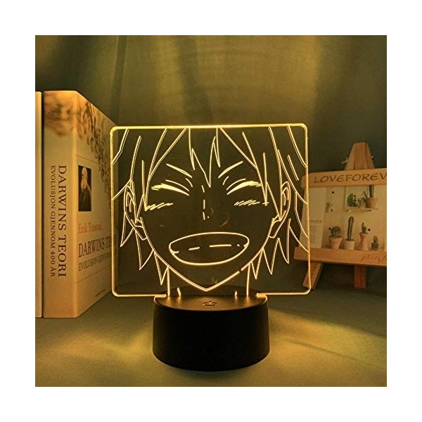 Anime haikyuu tadashi yamaguchi pour la chambre décor soir lumière lumière cadeau anniversaire manga 3d illusion lumière yama