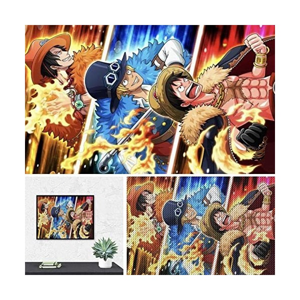 PAWCA DIY 5D Diamant Peinture Broderie Kit Diamant Peinture,Anime Haikyu!!,Mosaïque Artisanat Cadeaux Faits À La Main round d