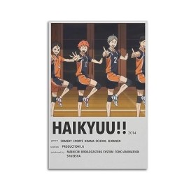 GLUC Haikyu!!Poster classique de film et de télévision pour chambre dadolescent Décoration murale sans cadre 30 x 45 cm