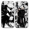 LYUBFDC 2 Pièces Coque pour Apple iPhone 11 6.1, avec Anime Motif Jujutsu Kaisen Gojo Satoru Itadori Yuji Manga Antichoc TP