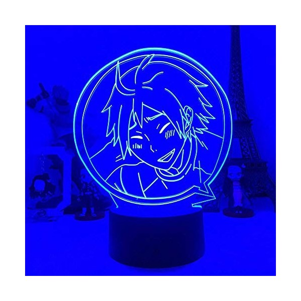 Anime Figure lampe 3D Haikyuu Led amis veilleuse anniversaire Manga Gadget Tendou Haikyu pour enfants enfant chambre décor 16