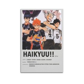 GLUC Haikyu!!Poster classique de film et de télévision pour chambre dadolescent Décoration murale sans cadre 30 x 45 cm