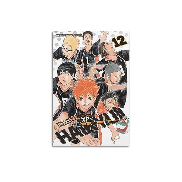 GLUC Haikyu!!Poster classique de film et de télévision pour chambre dadolescent Décoration murale sans cadre 30 x 45 cm