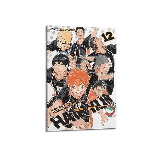 GLUC Haikyu!!Poster classique de film et de télévision pour chambre dadolescent Décoration murale sans cadre 30 x 45 cm