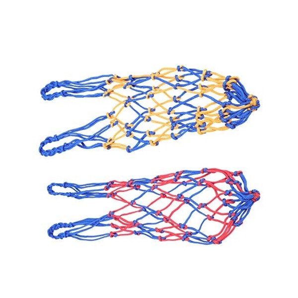 INOOMP 2 Pièces Sac Filet Sacs à De Football Sac De Sport en Filet Haikyu Sac De Rangement Doutils Sac en Filet Sac De Footb