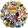 50 pièces Naruto autocollants pour ordinateur portable Anime Stickers imperméables pour planche à roulettes, bagages, casque,