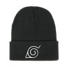 Bonamana Anime Naruto Bonnet en tricot dhiver Bonnet à enfiler Broderie Blanc Doux Bonnet de ski pour enfants Garçons Filles