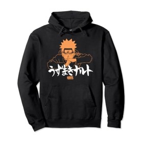 Naruto Shippuden Linéaire Naruto Jutsu avec Kanji Sweat à Capuche