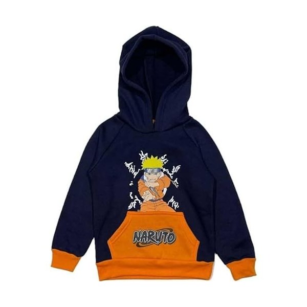 arlis Sweat à Capuche Naruto FR/ES, Ã‚ge, 10 Ans, Taille Normale, Sweat Naruto 