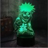 Night Light Naruto Anime 3D Led Usb Table Sommeil Lampe Home Decor Enfant Garçon Jouet De Noël Cadeau