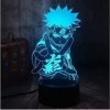 Night Light Naruto Anime 3D Led Usb Table Sommeil Lampe Home Decor Enfant Garçon Jouet De Noël Cadeau