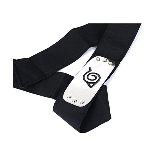 UUstar® NARUTO - Konohagakure Shinobi Bandeau Headband Anime Manga Cosplay avec LIVRAISON GRATUITE