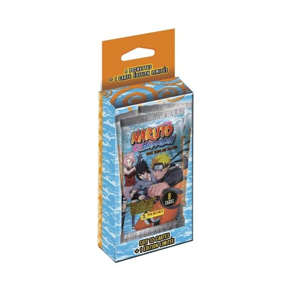 Panini Naruto Shippuden TC Blister 4 + Carte Edit limitée