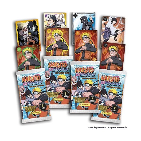 Panini Naruto Shippuden TC Blister 4 + Carte Edit limitée