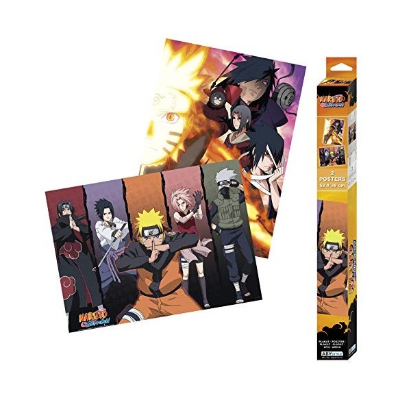 ABYstyle NARUTO - Groupes - Set de 2 posters Salle de classe 52x38